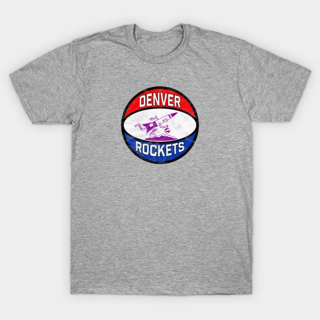 Retro Denver Rockets vintage design T-Shirt by MalmoDesigns